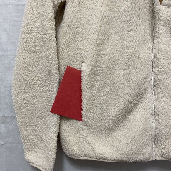 Gerry Sherpa Fleece Jacket Cream Full Zip Outdoor Lightweight Sz M - Picture 4 of 14